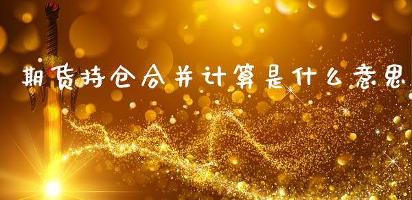 期货持仓合并计算是什么意思_https://m.gongyisiwang.com_理财产品_第1张