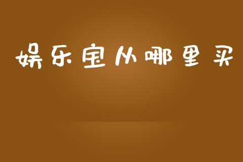 娱乐宝从哪里买_https://m.gongyisiwang.com_商业资讯_第1张