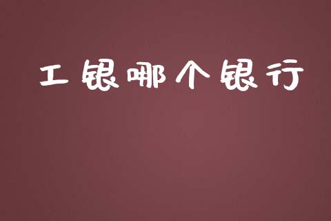 工银哪个银行_https://m.gongyisiwang.com_理财投资_第1张