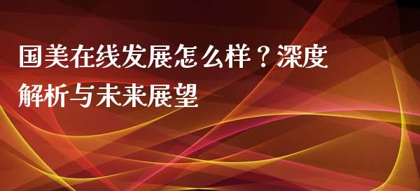国美在线发展怎么样？深度解析与未来展望_https://m.gongyisiwang.com_理财投资_第1张