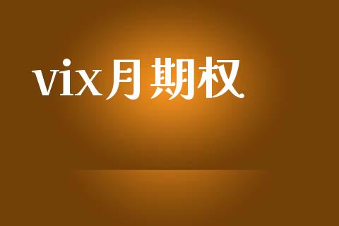 vix月期权_https://m.gongyisiwang.com_商业资讯_第1张