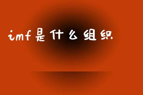 imf是什么组织_https://m.gongyisiwang.com_财经咨询_第1张