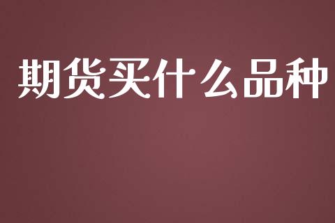 期货买什么品种_https://m.gongyisiwang.com_理财产品_第1张