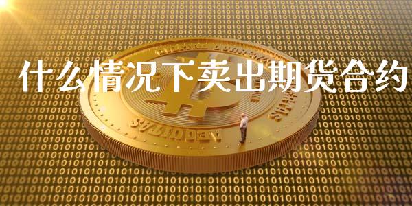 什么情况下卖出期货合约_https://m.gongyisiwang.com_理财投资_第1张