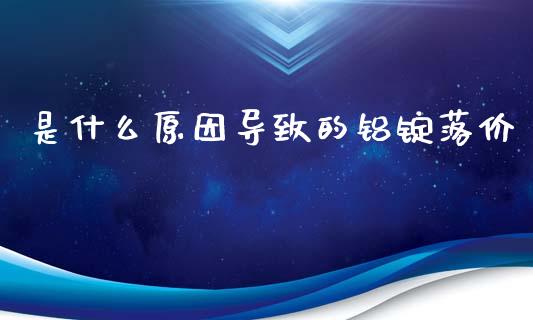 是什么原因导致的铝锭落价_https://m.gongyisiwang.com_商业资讯_第1张