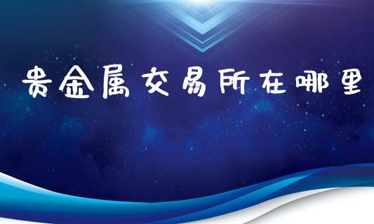 贵金属交易所在哪里_https://m.gongyisiwang.com_理财产品_第1张