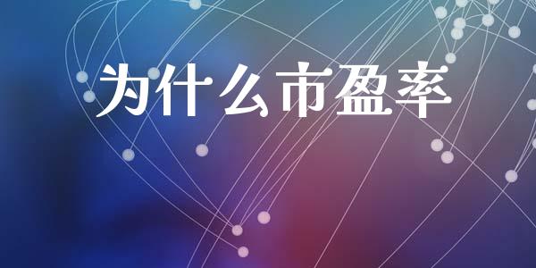 为什么市盈率_https://m.gongyisiwang.com_商业资讯_第1张