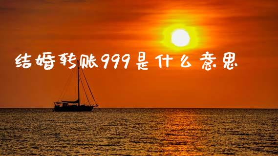 结婚转账999是什么意思_https://m.gongyisiwang.com_理财产品_第1张