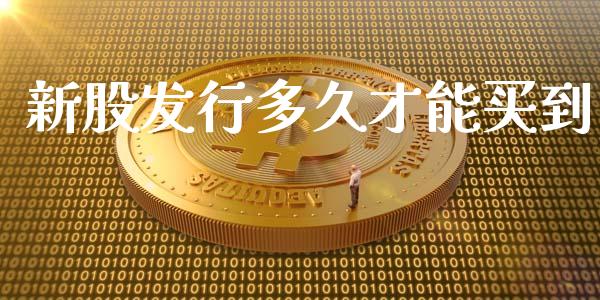 新股发行多久才能买到_https://m.gongyisiwang.com_债券咨询_第1张