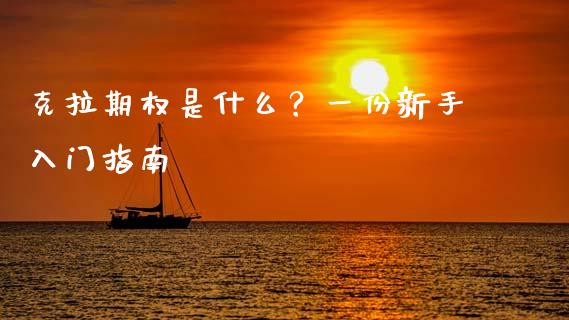 克拉期权是什么？一份新手入门指南_https://m.gongyisiwang.com_保险理财_第1张