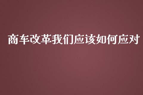 商车改革我们应该如何应对_https://m.gongyisiwang.com_财经时评_第1张