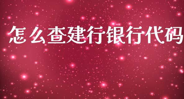 怎么查建行银行代码_https://m.gongyisiwang.com_债券咨询_第1张