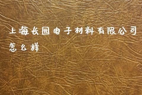 上海长园电子材料有限公司怎么样_https://m.gongyisiwang.com_保险理财_第1张