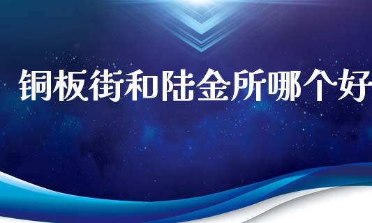 铜板街和陆金所哪个好_https://m.gongyisiwang.com_理财产品_第1张