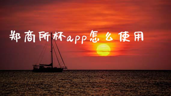 郑商所杯app怎么使用_理财投资_第1张_财经咨询_财经时评_理财产品_商业资讯 郑商所杯app怎么使用_https://m.gongyisiwang.com_理财投资_第1张