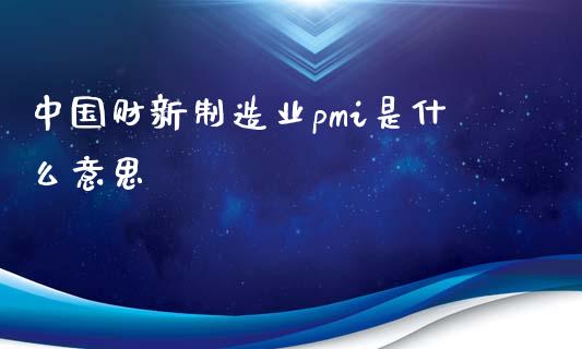 中国财新制造业pmi是什么意思_https://m.gongyisiwang.com_商业资讯_第1张