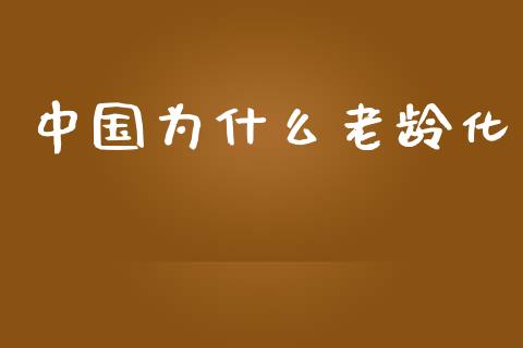 中国为什么老龄化_https://m.gongyisiwang.com_财经时评_第1张