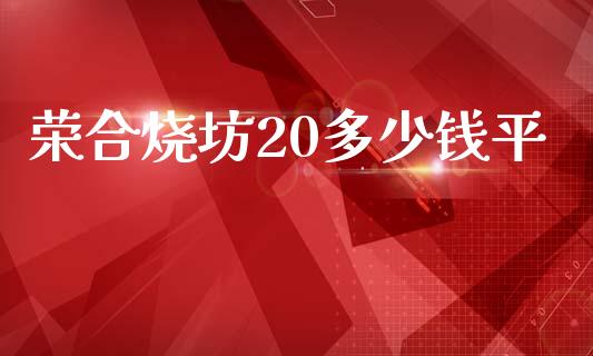 荣合烧坊20多少钱平_https://m.gongyisiwang.com_理财投资_第1张