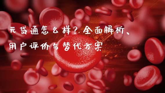 元贷通怎么样?全面解析、用户评价与替代方案_财经咨询_第1张_财经咨询_财经时评_理财产品_商业资讯 元贷通怎么样?全面解析、用户评价与替代方案_https://m.gongyisiwang.com_财经咨询_第1张