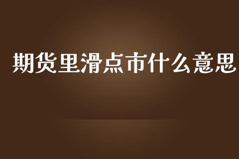 期货里滑点市什么意思_https://m.gongyisiwang.com_理财投资_第1张