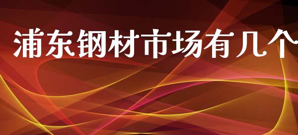 浦东钢材市场有几个_https://m.gongyisiwang.com_理财产品_第1张