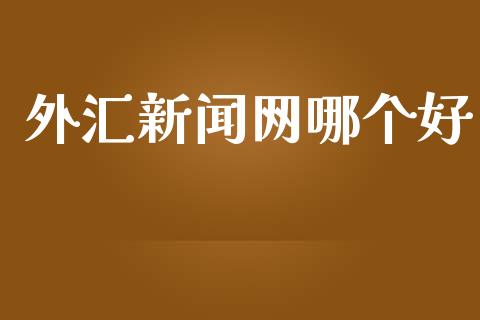 外汇新闻网哪个好_https://m.gongyisiwang.com_信托投资_第1张