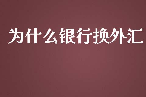 为什么银行换外汇_https://m.gongyisiwang.com_保险理财_第1张