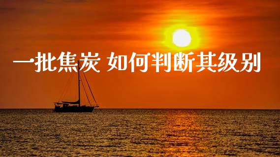 一批焦炭 如何判断其级别_https://m.gongyisiwang.com_保险理财_第1张