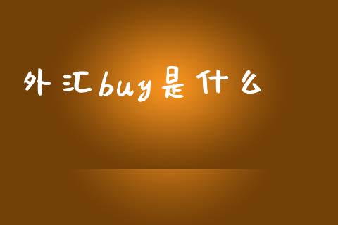 外汇buy是什么_https://m.gongyisiwang.com_理财投资_第1张