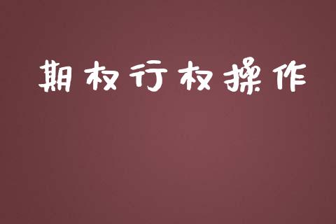 期权行权操作_https://m.gongyisiwang.com_财经时评_第1张