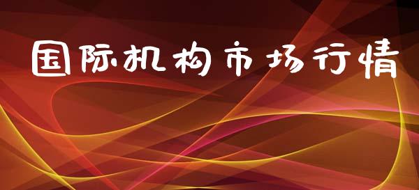 国际机构市场行情_https://m.gongyisiwang.com_债券咨询_第1张