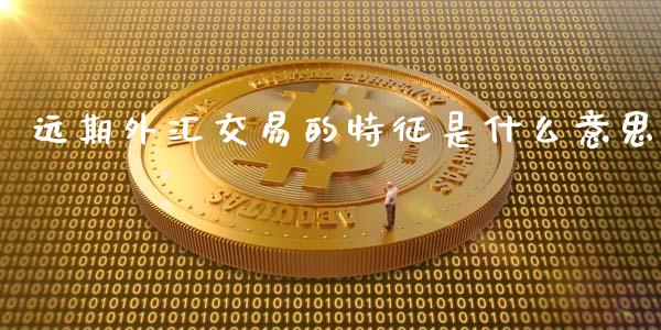 远期外汇交易的特征是什么意思_https://m.gongyisiwang.com_财经时评_第1张