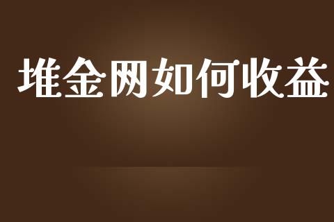 堆金网如何收益_https://m.gongyisiwang.com_理财投资_第1张