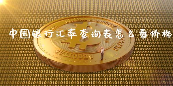 中国银行汇率查询表怎么看价格_https://m.gongyisiwang.com_商业资讯_第1张