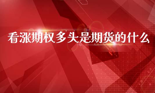 看涨期权多头是期货的什么_https://m.gongyisiwang.com_保险理财_第1张