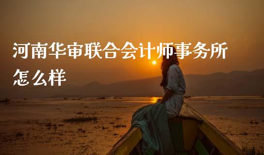 河南华审联合会计师事务所怎么样_https://m.gongyisiwang.com_保险理财_第1张