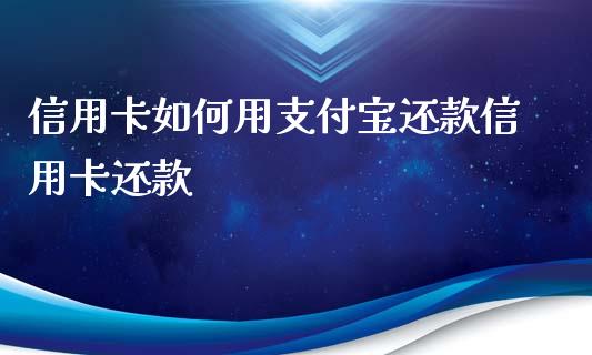 信用卡如何用支付宝还款信用卡还款_https://m.gongyisiwang.com_债券咨询_第1张