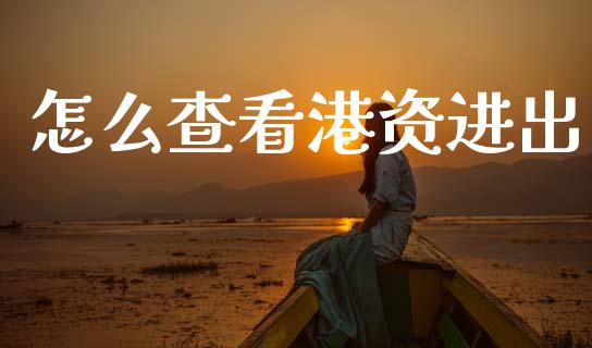 怎么查看港资进出_https://m.gongyisiwang.com_保险理财_第1张