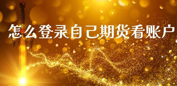 怎么登录自己期货看账户_https://m.gongyisiwang.com_保险理财_第1张