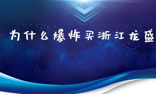 为什么爆炸买浙江龙盛_https://m.gongyisiwang.com_理财投资_第1张