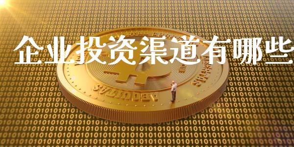 企业投资渠道有哪些_https://m.gongyisiwang.com_商业资讯_第1张