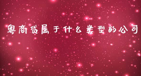 粤商贷属于什么类型的公司_https://m.gongyisiwang.com_商业资讯_第1张