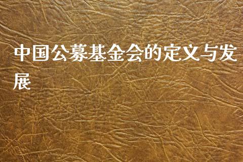 中国公募基金会的定义与发展_https://m.gongyisiwang.com_信托投资_第1张