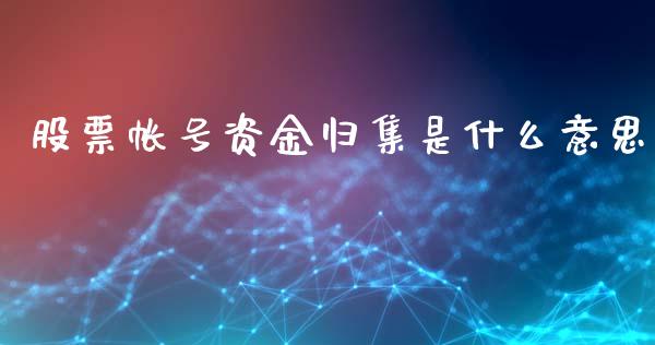 股票帐号资金归集是什么意思_https://m.gongyisiwang.com_财经时评_第1张