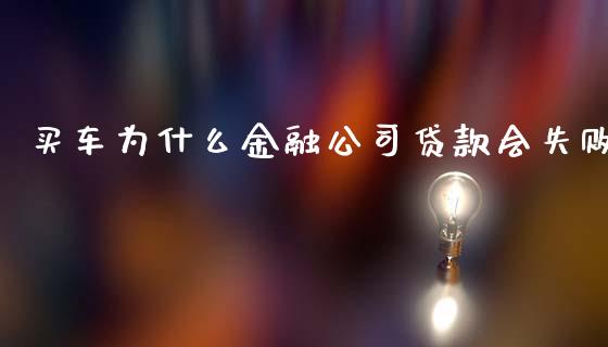 买车为什么金融公司贷款会失败_https://m.gongyisiwang.com_财经时评_第1张