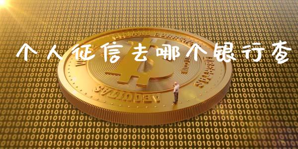 个人征信去哪个银行查_https://m.gongyisiwang.com_理财投资_第1张