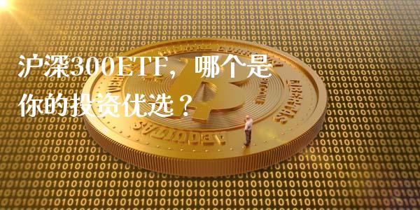 沪深300ETF，哪个是你的投资优选？_https://m.gongyisiwang.com_理财产品_第1张