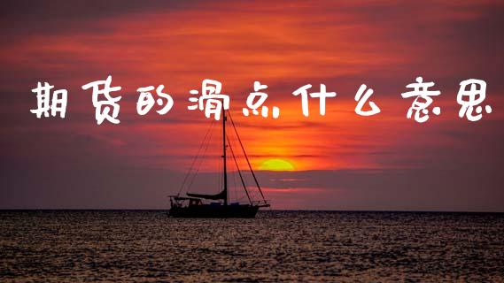 期货的滑点什么意思_https://m.gongyisiwang.com_债券咨询_第1张
