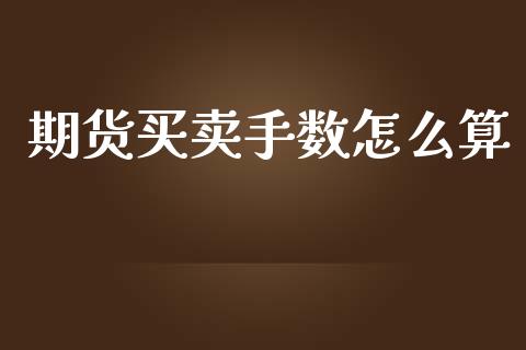 期货买卖手数怎么算_https://m.gongyisiwang.com_财经时评_第1张