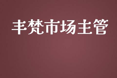 丰梵市场主管_https://m.gongyisiwang.com_保险理财_第1张